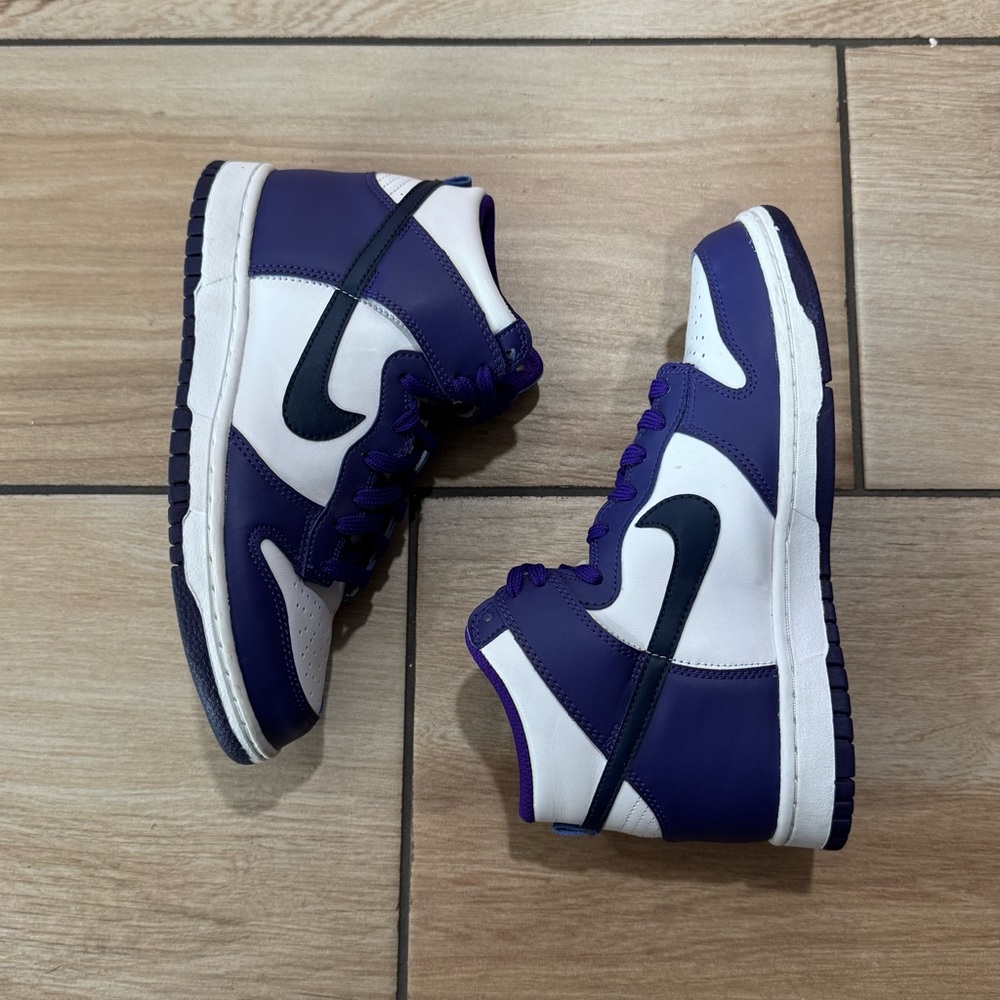 Nike Dunk High Midnight Navy Sneaker Sz 6Y DH9751-100